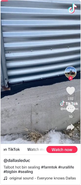 dallas leduc hot bin sealing tiktok